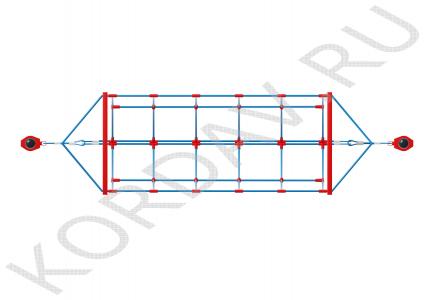 Канатный мост с перемычками СК 6.653 (2)